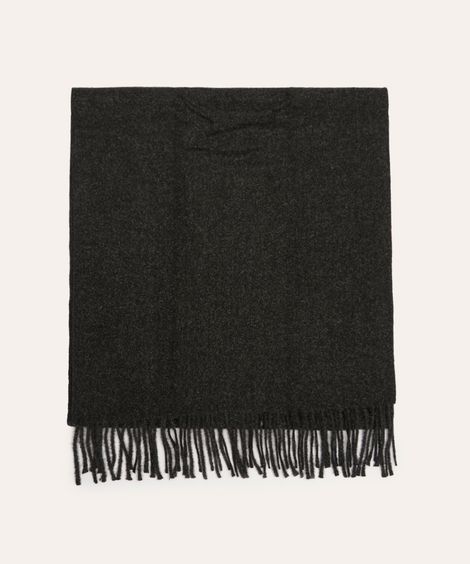 cachecol de tricot preto
