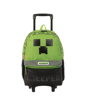 Mochilete Grande Minecraft Creeper - Colorido