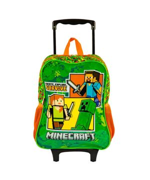 Mochilete Grande Minecraft Survive - Colorido