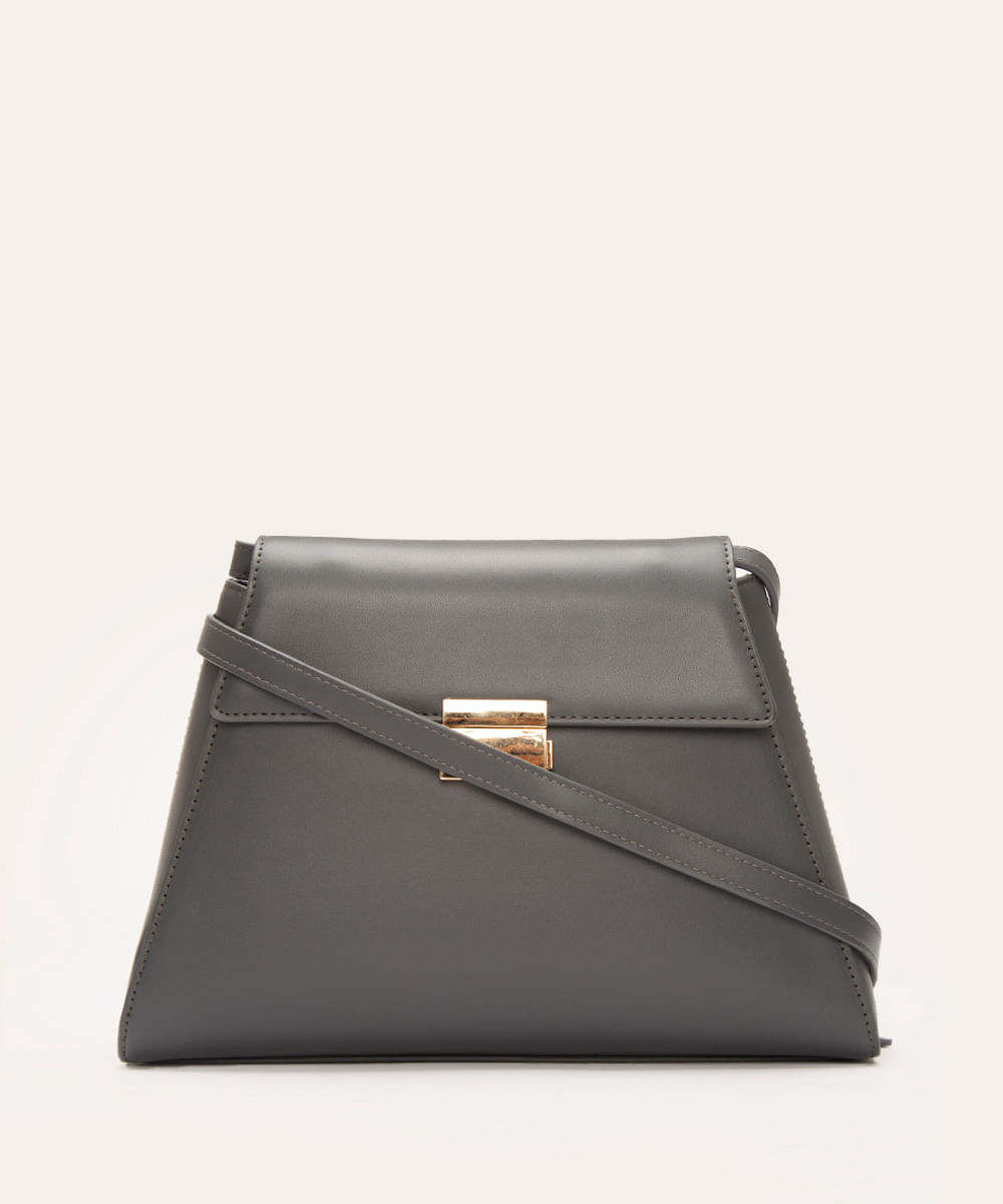 bolsa trapézio mindset cinza