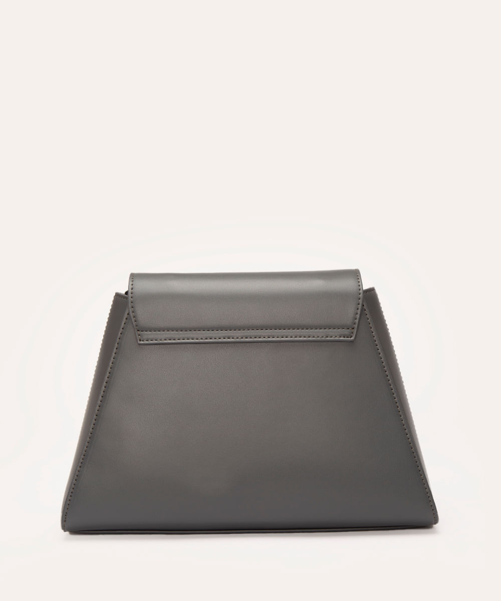 bolsa trapézio mindset cinza