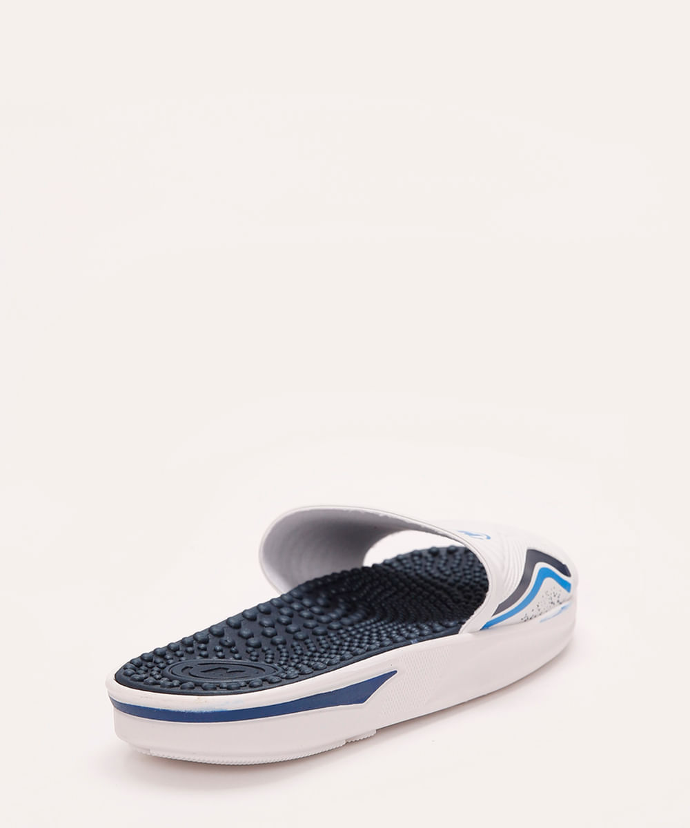 chinelo slide infantil gaspea branco
