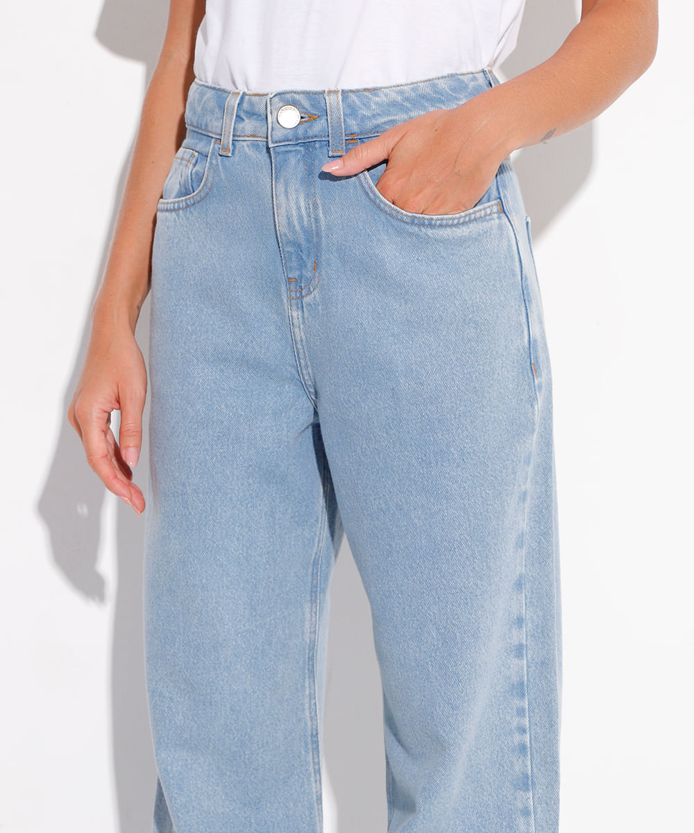 calça jeans reta copenhagen mindset azul