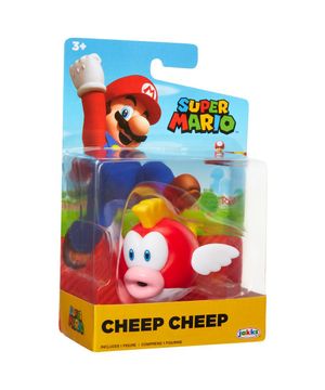 Super Mario - Boneco 2.5 Polegadas Colecionável (Cheep Cheep)