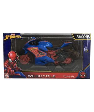 Veiculo Moto Fricção do Homem Aranha - Webcycle