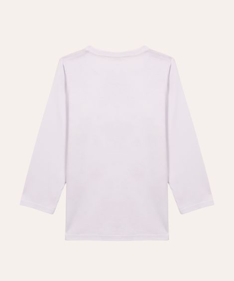 camiseta de algodão infantil patrulha canina branca