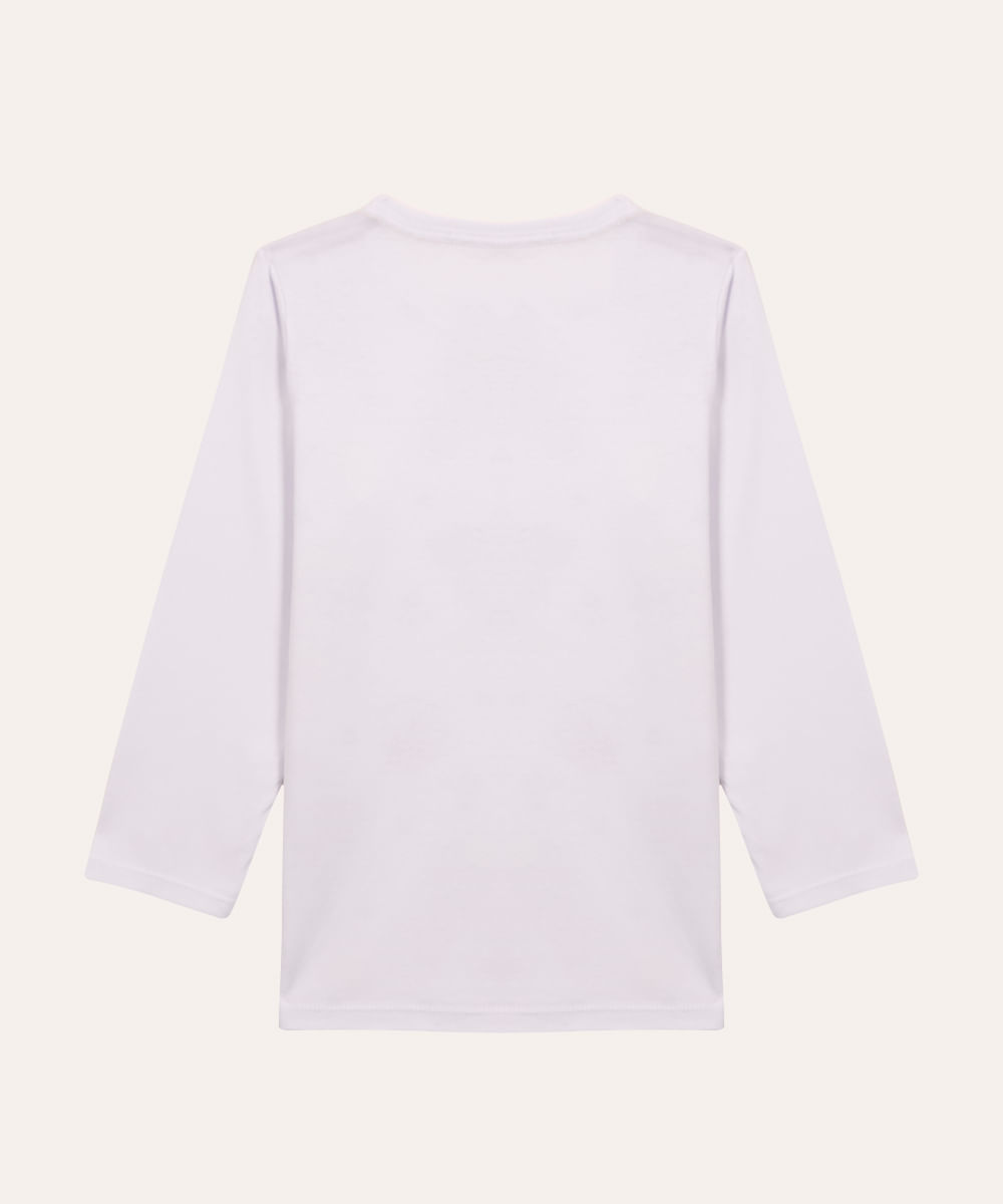 camiseta de algodão infantil patrulha canina branca
