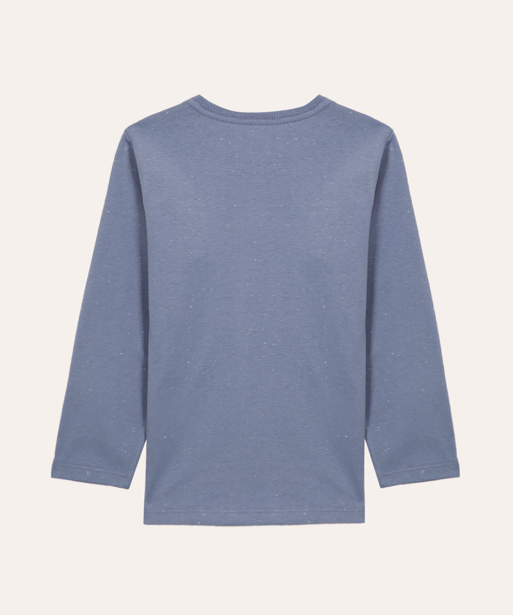 camiseta de algodão botonê infantil  patrulha canina azul claro