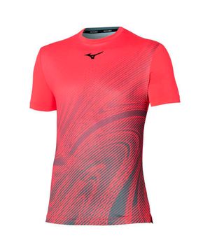 Camiseta de Tennis Masculina Mizuno Charge Shadow Graphic