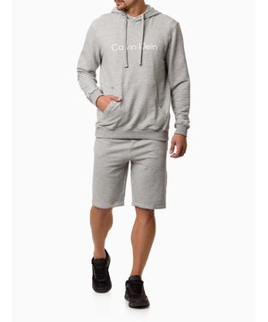 Bermuda Masculina Bolso Faca Calvin Klein Loungewear - Mescla