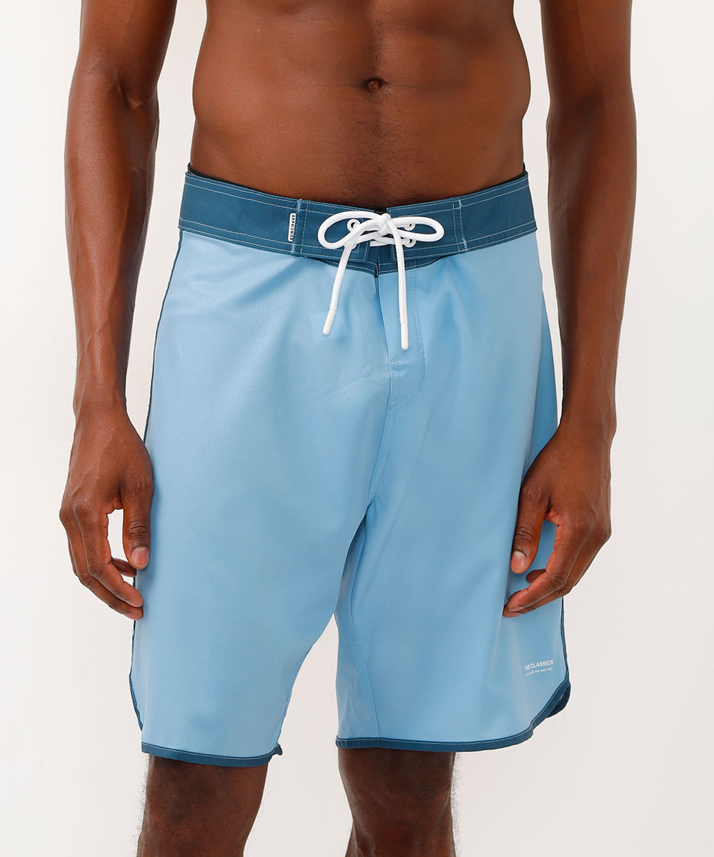 bermuda boardshort bicolor azul