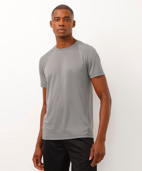 camiseta básica cinza