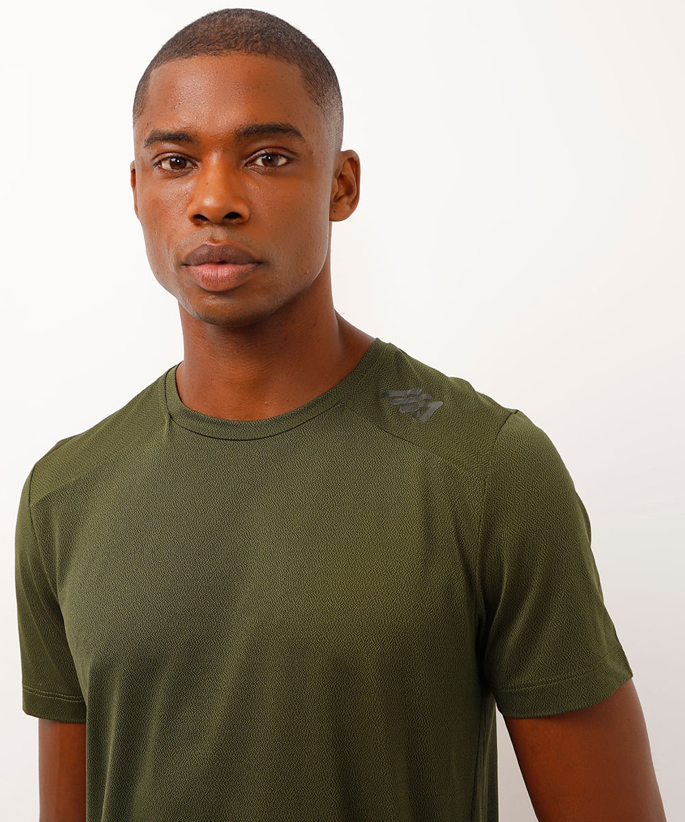 camiseta básica esportiva ace verde