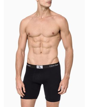 Cueca Masculina Long Boxer Cotton 1996 Calvin Klein Underwear - Preto