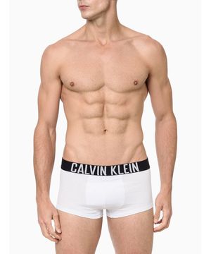 Cueca Masculina Low Rise Cotton Recyckle® Intense Power Calvin Klein Underwear - Branco