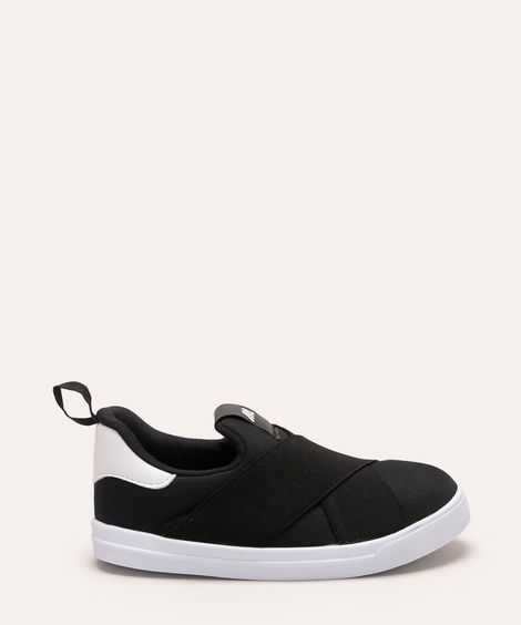 tênis infantil knit com elástico preto