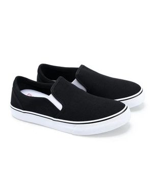 Tenis Masculino Slip On Confortável + Relógio Analógico