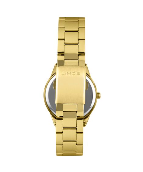 relógio lince analógico LRG4812L38 dourado