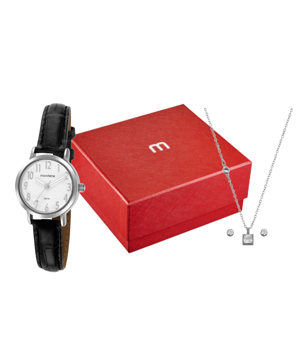 relógio mondaine analógico 99585L0MVNH1KF prateado