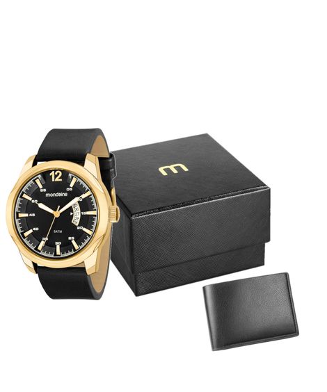 relógio mondaine analógico 99216GPMVDH2KF dourado