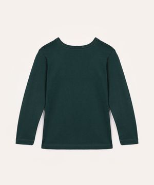 camiseta de algodão infantil califórnia verde