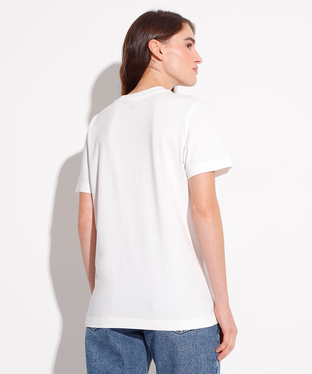 camiseta de algodão cowboys mindset off white
