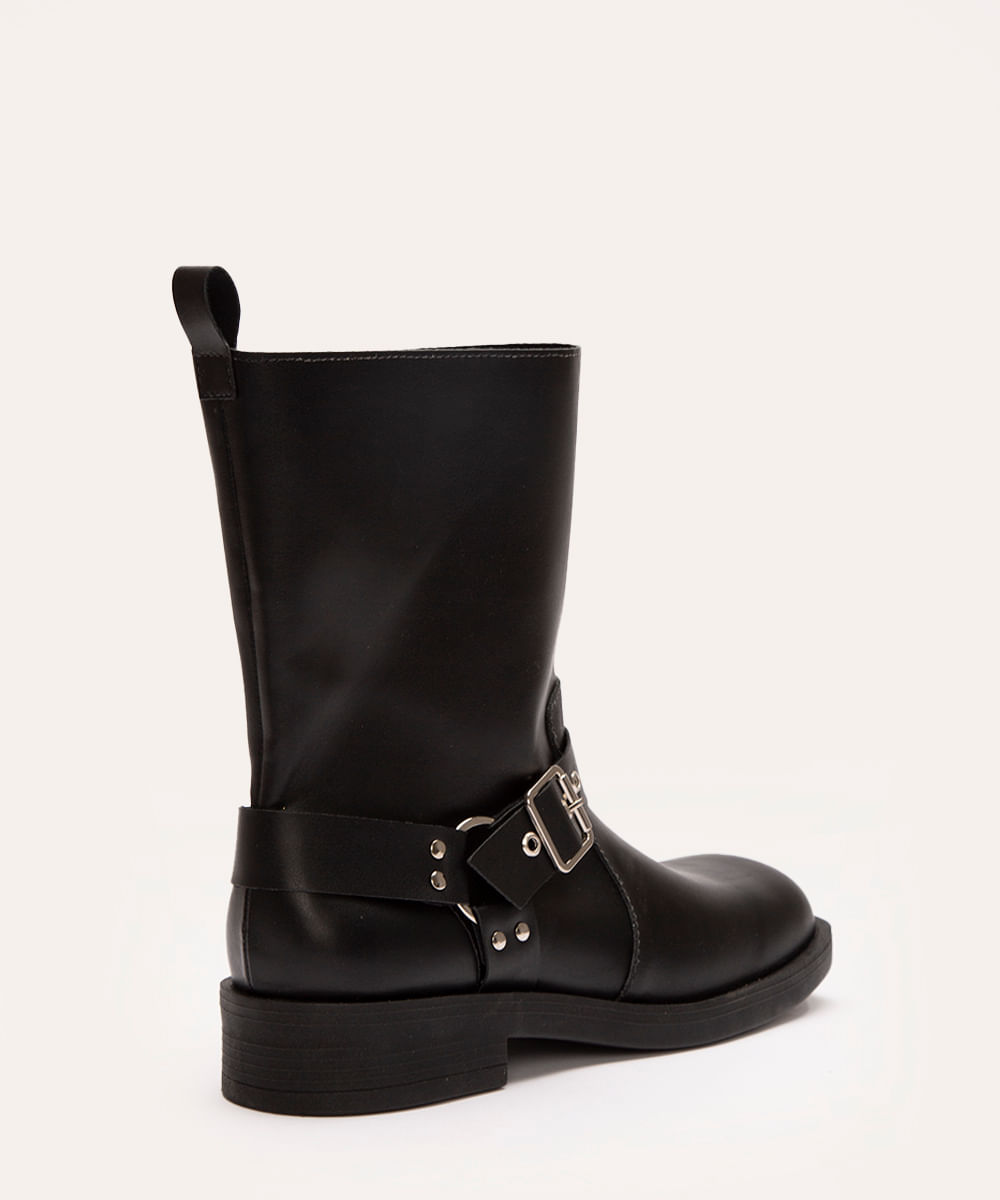 bota biker preto