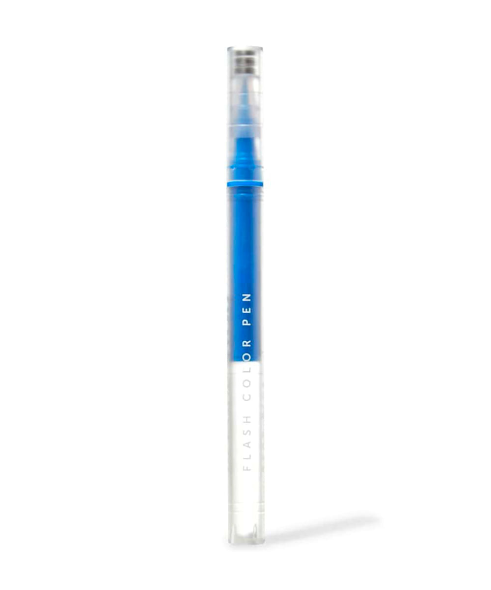 caneta delineadora flash color pen 4 you neon océane blue