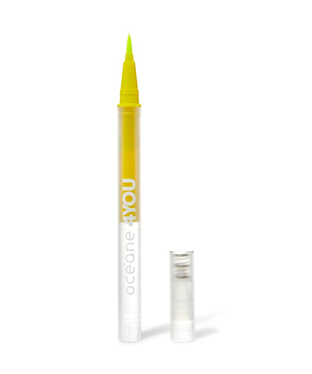 caneta delineadora flash color pen océane 4 you neon yellow