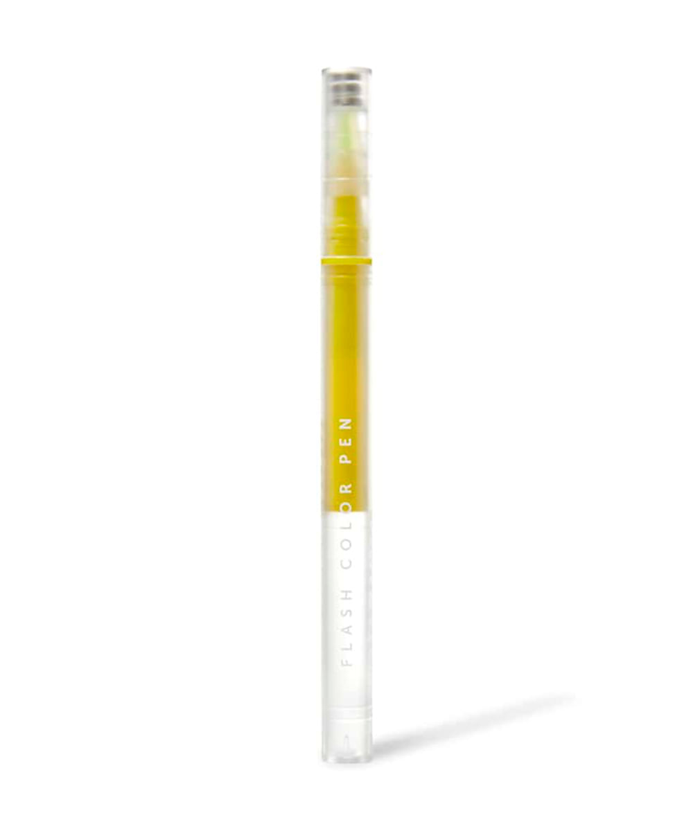 caneta delineadora flash color pen océane 4 you neon yellow