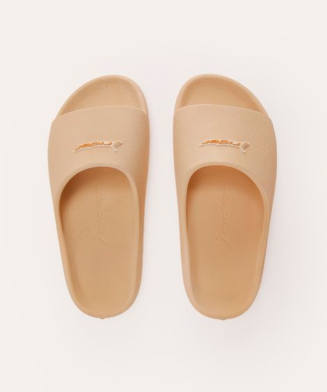 chinelo slide drip rider bege