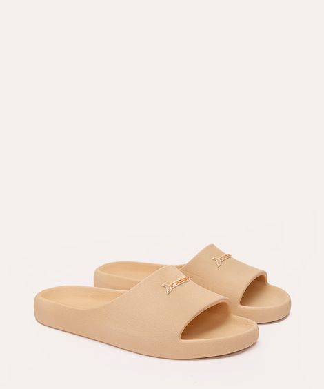 chinelo slide drip rider bege