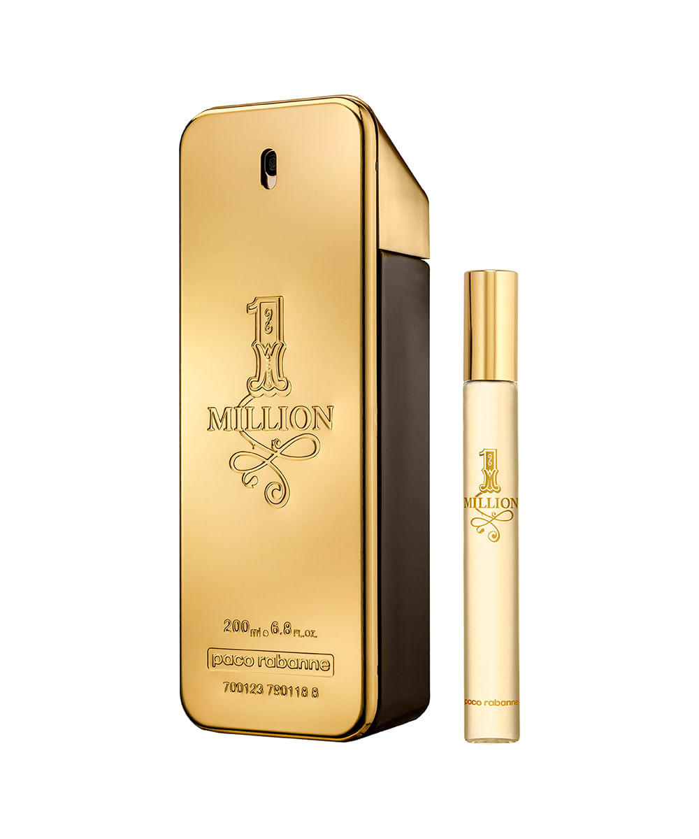 kit 1 million eau de toilette rabanne 200ml