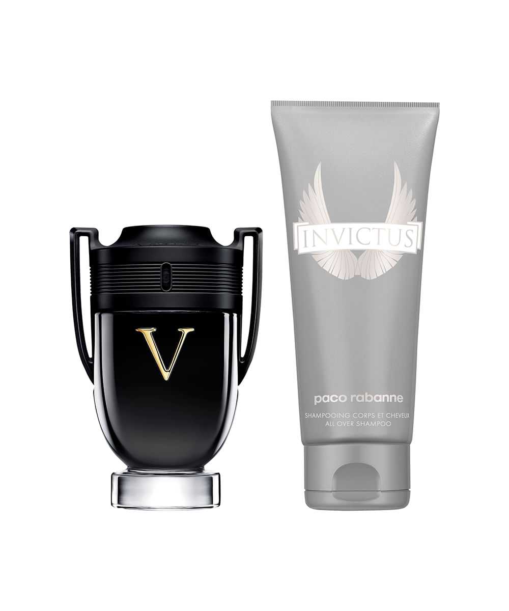 kit invictus victory eau de parfum extrême rabanne 100ml