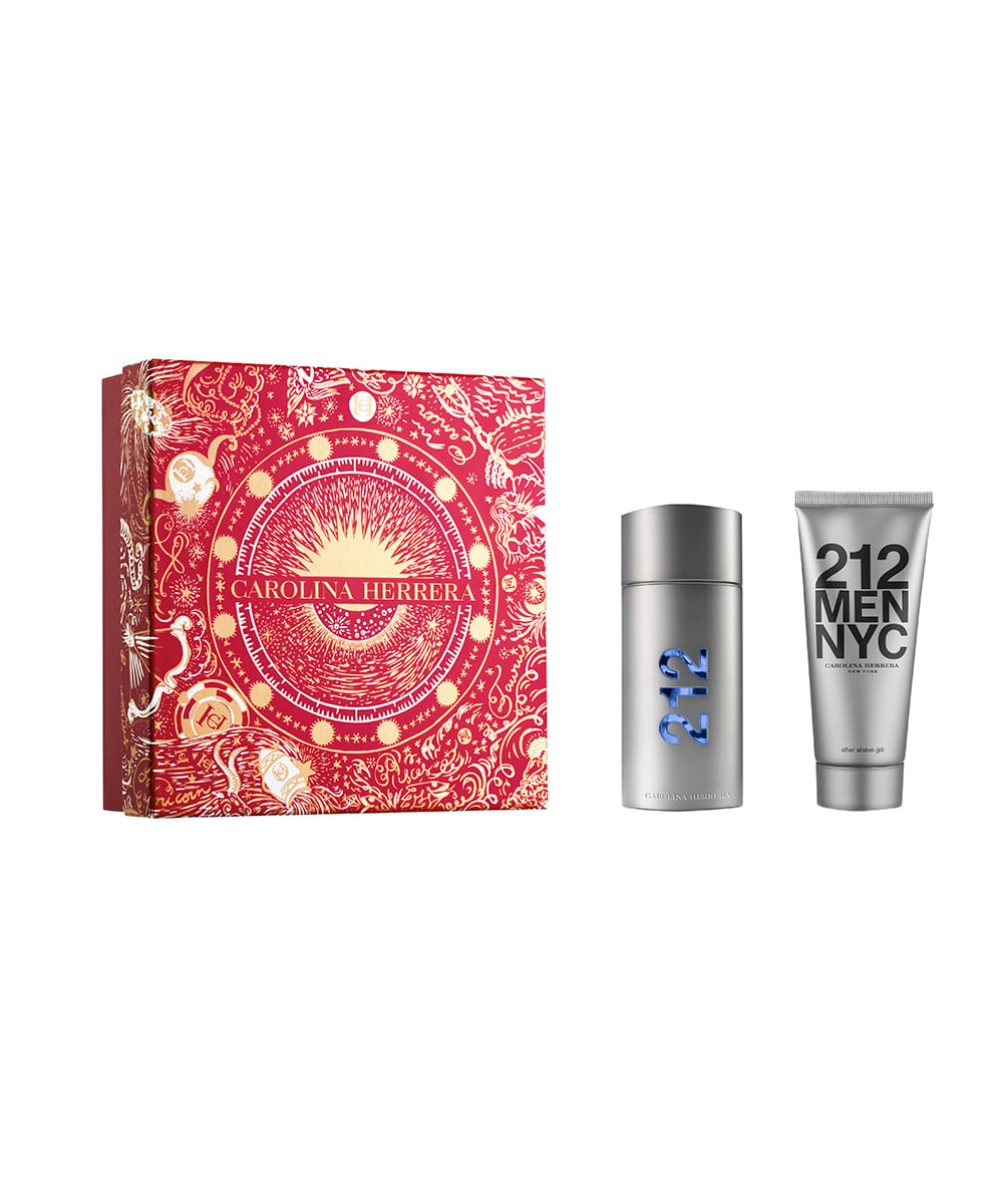 kit 212 men nyc eau de toilette carolina herrera 100ml