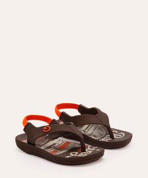 chinelo infantil atlanta cartago marrom