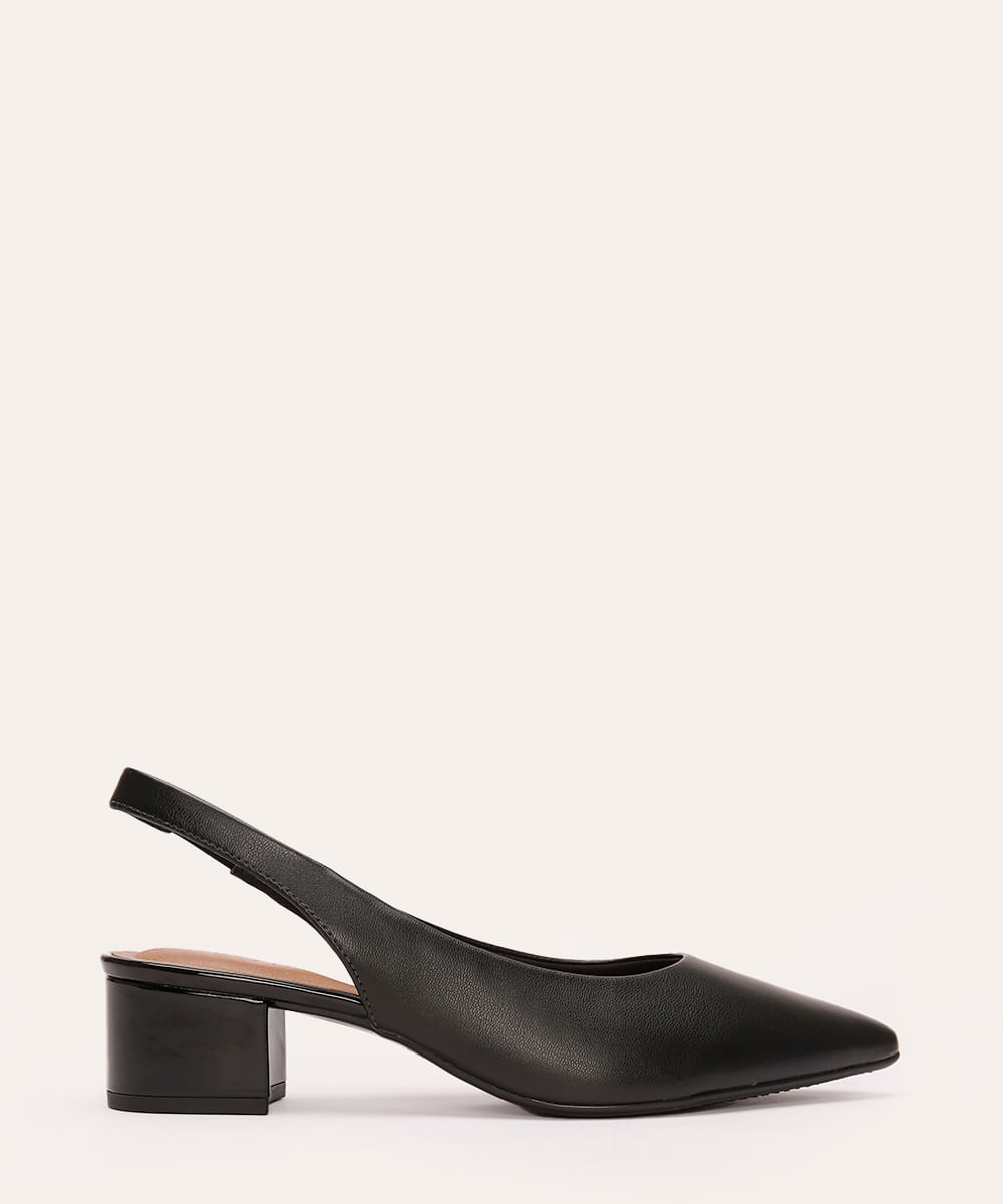 scarpin napa beira rio salto baixo preto