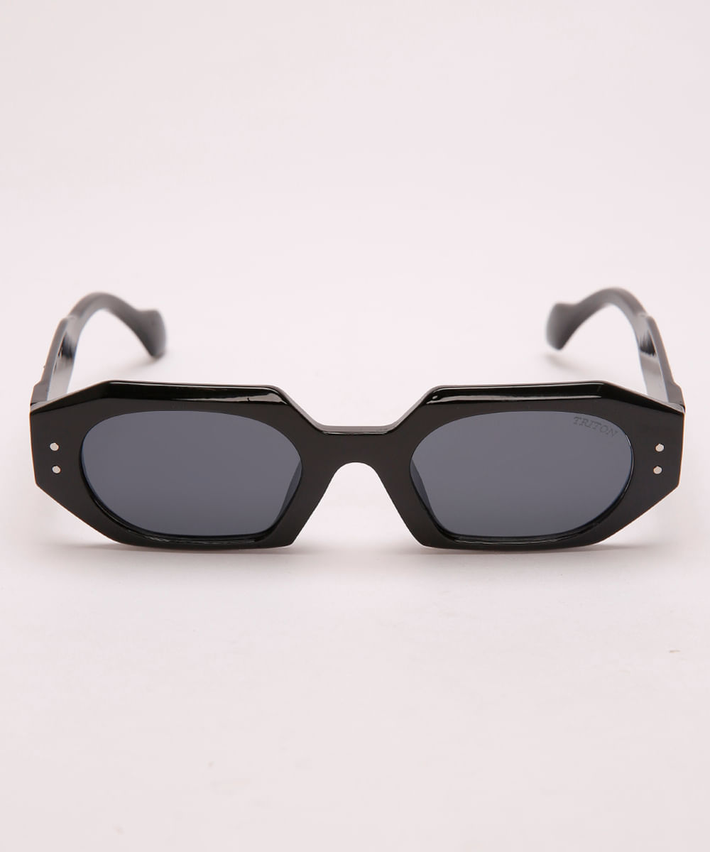 óculos de sol triton quadrado preto