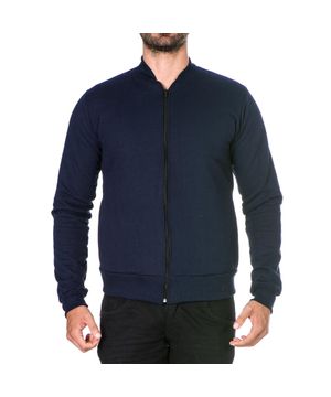 Moletom Zíper Bomber Masculino Polo Blu Casual Conforto