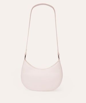 bolsa baguete lisa branca