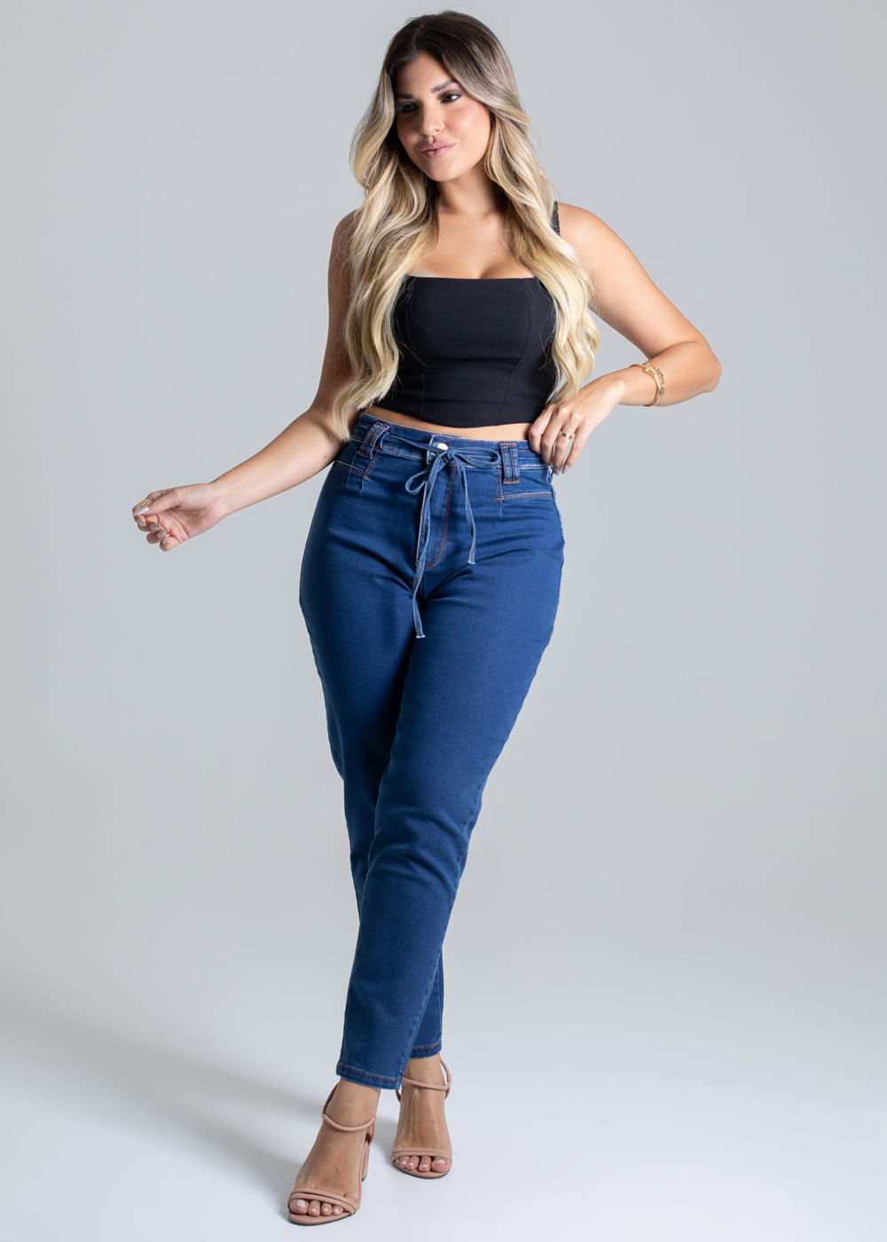 Calça Jeans Sawary Mom - 276792 Menor preço em Calça Jeans Sawary Mom - 276792