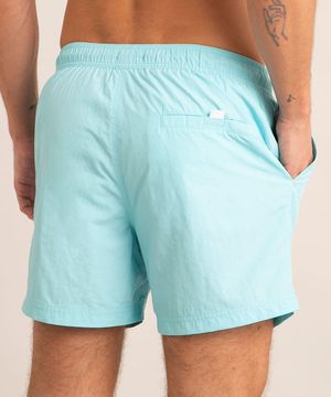 short curto com cordão azul