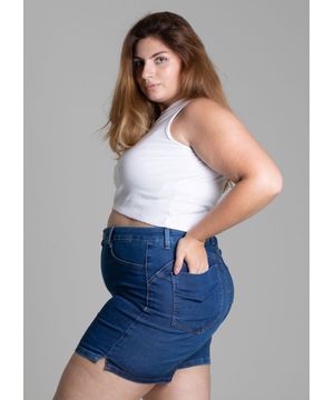 Bermuda Jeans Sawary Plus Size - 276157