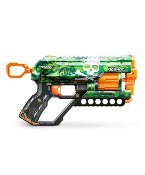 Lançador X-shot Skins Griefer com 12 Dardos - Camo