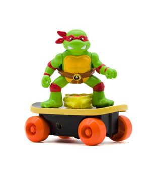 Tartarugas Ninja - Personagem Switch Kick Skaters - Raphael