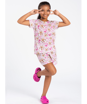 8 Peças Pijama Infantil Menina