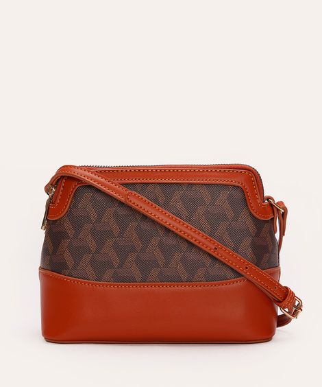 bolsa crossbody dois zíperes colorido