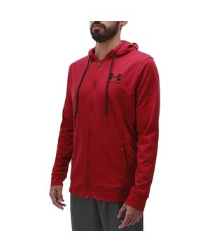 Moletom de Treino Masculino Under Armour Rival Terry LC FZ Vermelho