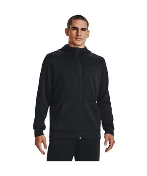 Moletom Masculino Under Armour Fleece Full Zip Preto