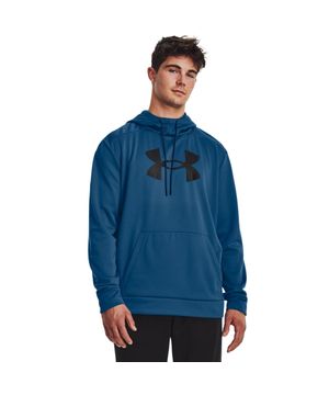 Moletom Masculino Under Armour Rival Fleece Big Logo Azul